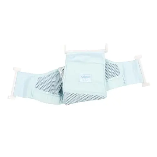 Produktbild: CRILSTYLEO Stütznetz für Babybadewanne Neugeborene bis Kleinkinder rutschfeste Badesitz-Netzunterlage weiches Netz leicht zu reinigen Blau