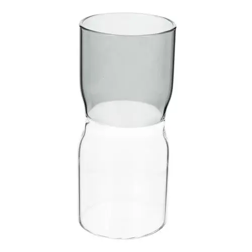 Produktbild: CRILSTYLEO Glas Glas esspressokaffeetassen kaffebecher kaffeebecher to-go wasserbrille milchglas Eiskaffee Gläser für Highball-Getränke schnapsgläser praktisches Trinkglas Hausversorgung Grey