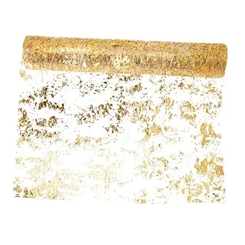 Produktbild: CRILSTYLEO Cloth French Style Tischflagge Dekorative Tischdecke Für Partys Feiertage Und Besondere Anlässe Goldene Tischdeko Für Hochzeiten Und Feiern
