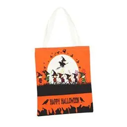 Produktbild: CRILSTYLEO Halloween-süßigkeitsbeutel Halloween-einkaufstasche Halloween-packsack Leinentasche Halloween-geschenktüte Halloween-goodie-bags Halloween-partygeschenke Halloween-tasche Segeltuch