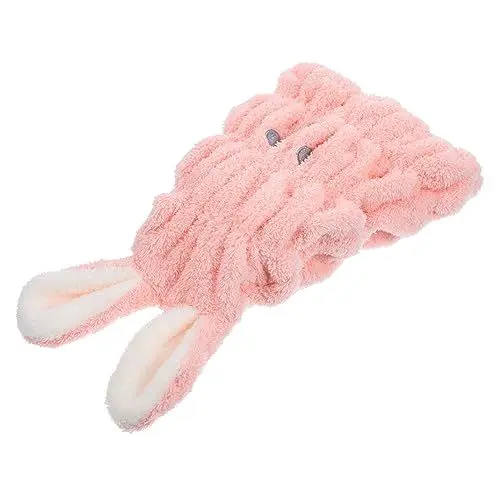 Produktbild: CRILSTYLEO Handtuch-turban Für Nässe Haartrockenhaube Hut Zum Haartrocknen Haar-turban-handtuch Handtuch Zum Haare Trocknen Cartoon-haartrocknungshut Handtuch Für Duschhauben Korallenvlies