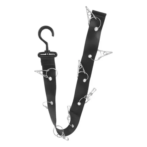 Produktbild: CRILSTYLEO Hockey Hanger Tragbarer Aufhängeständer Für Eishockey-ausrüstung Robuster Trockenständer Mit Vielseitigem Aufhängeband Für Outdoor-aktivitäten Für Organisation Von