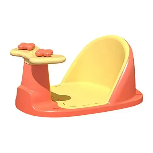 Produktbild: CRILSTYLEO Kinder Badewanne Für Neugeborenenwanne Kleinkind Badewanne Bad Badematte Für Neugeborene Mädchen Campingstuhl Säuglingsbad Pp Rot