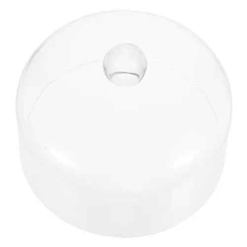 Produktbild: CRILSTYLEO Kuchendeckel Käseglocke Kuppel Serviertabletts Kuchenplattenabdeckung Kuppelglocke Anzeigen Kuchenständer Runde Servierplatte Runder Tortendeckel Wüstenglocke Transparent Acryl