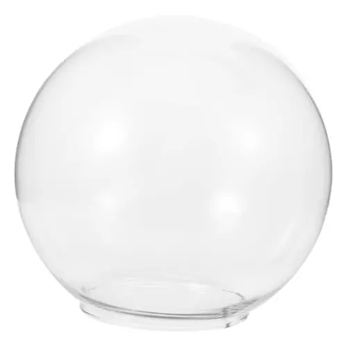 Produktbild: CRILSTYLEO Glaskugel-lampenschirm Weiß Ersatz-glas-lampenschirm Für Pendelleuchten Pendellampenschirm Glas