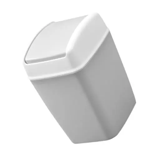 Produktbild: CRILSTYLEO Mülleimer Mit Großem Fassungsvermögen Für Schlafzimmer Schreibtisch Küche Robust Praktischer Schwingdeckel Home Office
