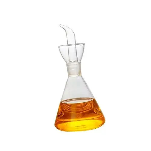 Produktbild: CRILSTYLEO Olivenölspender Glasflasche 125 Ml Mit Tropfauslauf Elegante Ölflasche Für Präzises Dosieren Von Olivenö Essig Und Anderen Flüssigkeiten Ideal Für Küche Und Tisch