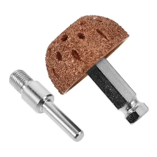 Produktbild: CRILSTYLEO Reifenpolierscheibe mit Stab Reifenbuffertool für Reifenreparatur Schleifkopf für Autoreifen Reifenreparaturset Metallreifenpuffer Reifenwerkzeug Schleifkopf für Reifenreparatur