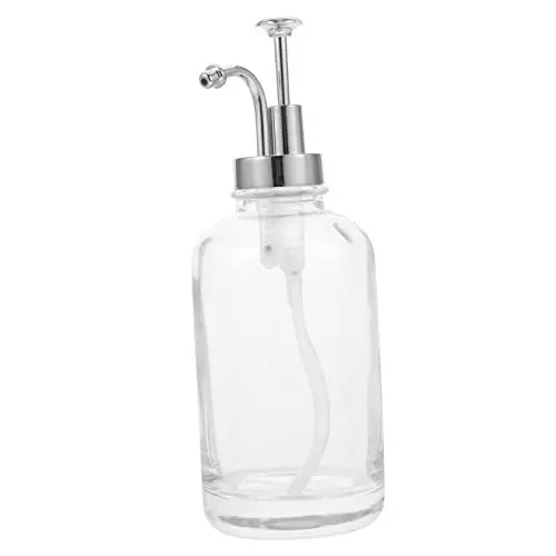 Produktbild: CRILSTYLEO Glas Lotion Flasche Sirup Pumpe Dispenser Sirup Dispenser Pumpe für Saft Honig Topf