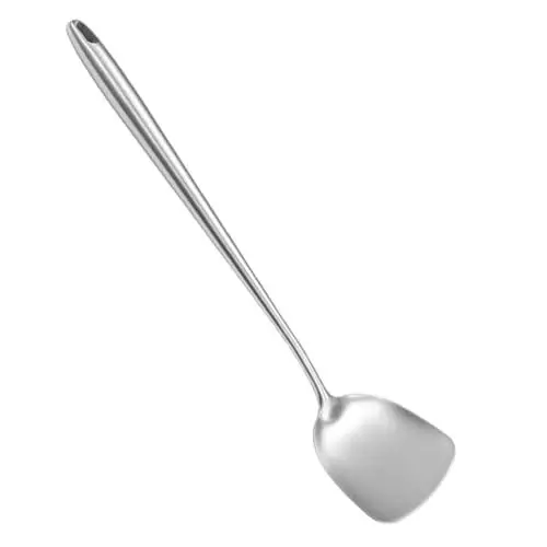 Produktbild: CRILSTYLEO Ergonomischer Wok-spatel Aus Edelstahl Griff Für Küchenutensilien Zum Aufhängen Robust Und Einfach Zu Verwenden