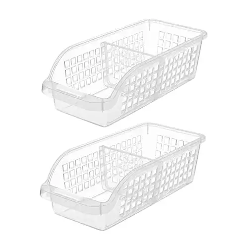 Produktbild: CRILSTYLEO Aufbewahrungsbox Für Kühlschrank Gemüsebehälter Lebensmittel-organizer 2 Stück Praktisch Und Platzsparend