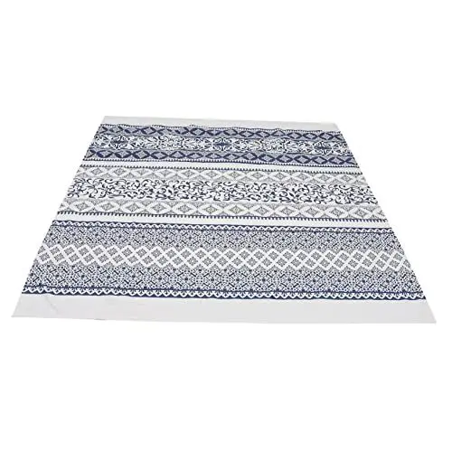 Produktbild: CRILSTYLEO Waschbare Tischdecke Aus Leinenstoff Staubdicht Knitterfrei Leinenoptik Abwaschbar 140x200 cm Grau