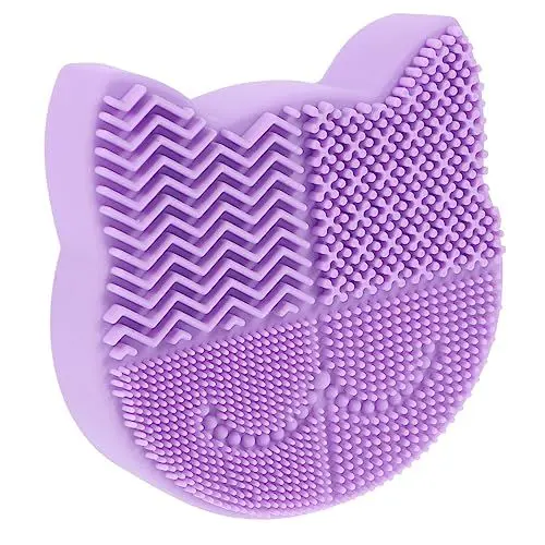 Produktbild: CRILSTYLEO Pinselmattenständer Für Kosmetikpinsel Pinselschrubberhalter Mit Reinigungsmatte Make-up-pinsel-aufbewahrung Als Abtropfständer