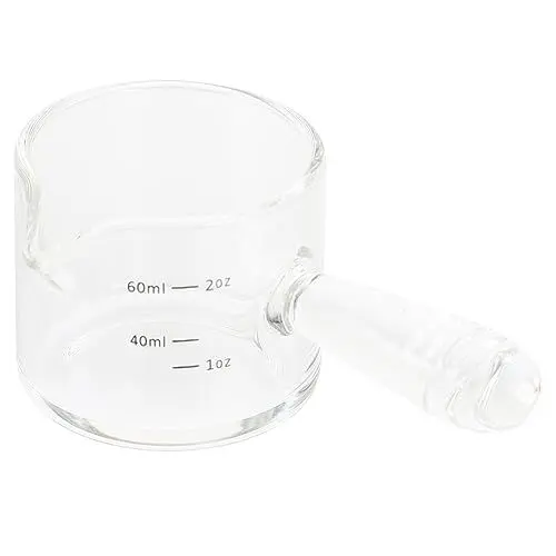 Produktbild: CRILSTYLEO Milchglasbecher Transparent Einfaches Ausgießen Präzises Abmessen Für Kaffee Milch Rezepte Haushalt Büro