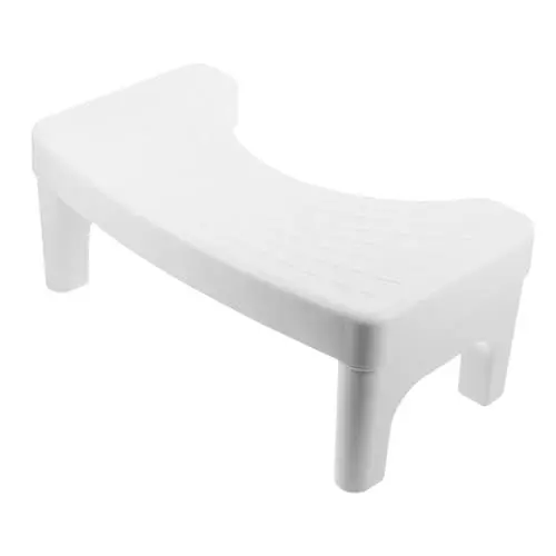 Produktbild: CRILSTYLEO Toilettenhocker Hocker Fürs Badezimmer Tritthocker Aus Kunststoff Für Erwachsene Kothocker Zum -Design Vielseitig Einsetzbar Langlebig Und Tragfähig