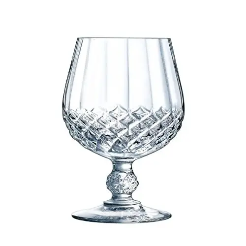 Produktbild: Cristal d'Arques Paris Longchamp - cognacgläser 320 ml - 6 Stück - aus Kwarx - verstärkte Verpackung - Glanz, Transparenz und hohe Widerstandsfähigkeit, Durchsichtig