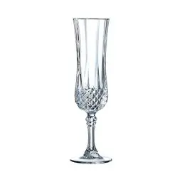 Produktbild: Cristal d´Arques Serie Longchamp ECLAT 6-er Set Sektkelch, 14 cl, Glas, Transparent, 6 Stück (1er Pack), 6