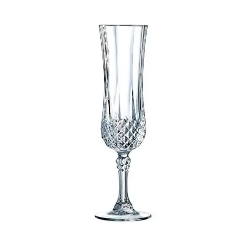 Produktbild: Cristal d´Arques Serie Longchamp ECLAT 6-er Set Sektkelch, 14 cl, Glas, Transparent, 6 Stück (1er Pack), 6