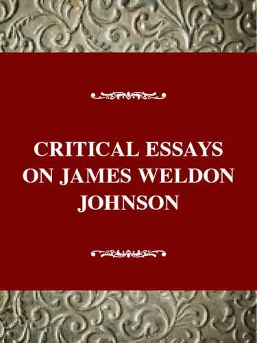 Produktbild: Critical Essays on James Weldon Johnson: James Weldon Johnson (Critical Essays on American Literature)