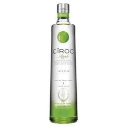 Produktbild: CîROC Apple | Ultra-Premium Wodka |Erfrischender Apfelgeschmack für einen glorreichen Sommer | Innovativ auf Traubenbasis destilliert in Südfrankreich | 37,5% vol | 700ml Einzelflasche |