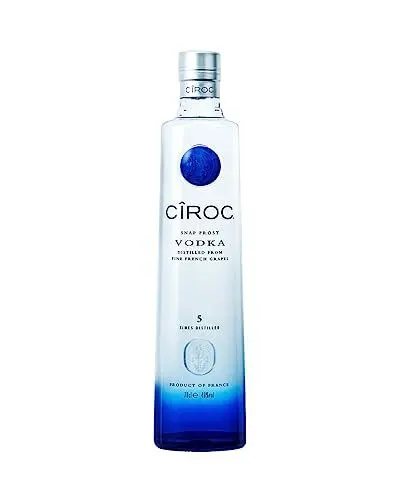 Produktbild: CîROC Snap Frost | Ultra-Premium Wodka | aus feinen Trauben | mit köstlichem Zitrusgeschmack | handgefertigt im Süden Frankreichs | 40% vol | 700ml Einzelflasche |