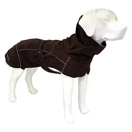 Produktbild: Croci Hiking - Mantel für Hunde, Regenmantel für Hunde, Makalu, Thermoregulierendes Futter, Farbe Schwarz, Größe 45 cm - 260 g