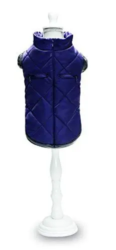Produktbild: Croci Steppjacke Mulberry, Gestreift, 40 cm, Wasserabweisend, Polyester, Unisex, Outdoor, Winter, Herbst, Erwachsene, Hund, Medium, Jacke, Hundejacke