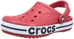 Produktbild: Crocs Bayaband Clogs für Damen und Herren mit Fersenriemen für sicheren Halt 42-43 EU Pepper/Navy