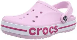 Produktbild: Crocs Bayaband Clogs für Damen und Herren mit Fersenriemen für sicheren Halt 42-43 EU Ballerina Pink/Candy Pink