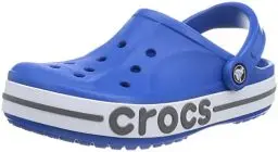 Produktbild: Crocs Bayaband Clogs für Damen und Herren mit Fersenriemen für sicheren Halt 48-49 EU Bright Cobalt/Slate Grey