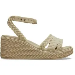 Produktbild: Crocs Brooklyn Woven Ankle Strap Wedge 37-38 EU Chai