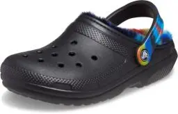 Produktbild: Crocs Classic Fur Lined Spray Dye Clog 37-38 EU Black/Multi