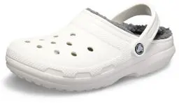 Produktbild: Crocs Unisex Classic Lined Clogs, White/Grey, 50/51 EU