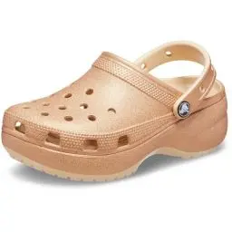 Produktbild: Crocs Classic Plateau Clogs W - Damen - Clogs mit erhöhter Sohle, Shitake, 39/40 EU