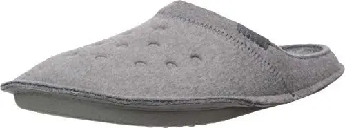Produktbild: Crocs Classic Slipper, Unisex-Erwachsene Flache Hausschuhe, Grau (Charcoal/Charcoal 00q), 37/38 EU