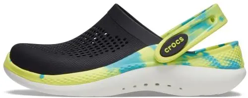 Produktbild: Crocs Literide 360 Marbled Kids Clog 207668, Unisex-Hausschuhe für Kinder und Jungen, Black Multi, 30/31 EU
