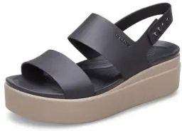 Produktbild: Crocs Herren Brooklyn Low Wedge Sandalen, Black/Mushroom, 41/42 EU