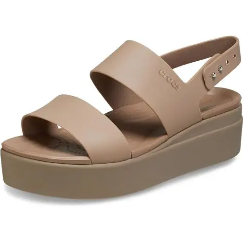 Produktbild: Crocs Herren Brooklyn Low Wedge Sandalen, Latte/Mushroom, 39/40 EU