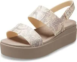 Produktbild: Crocs Herren Brooklyn Snake Low Wedge Sandalen, Vanilla/Multi, 41/42 EU