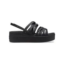 Produktbild: Crocs Damen Brooklyn Strappy Low Wedge Sandalen, Schwarz, 42/43 EU