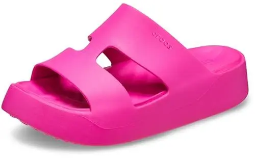 Produktbild: Crocs Damen Getaway Platform H-Strap Sandale, Pink Crush, 41 EU