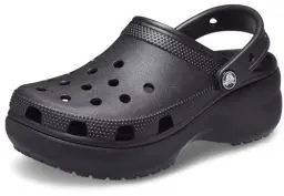 Produktbild: Crocs Damen Classic Platform W Clogs, Schwarz, 41/42 EU