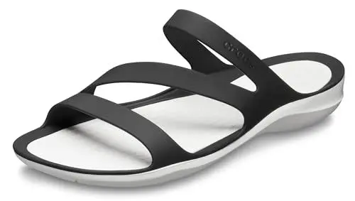 Produktbild: Crocs Herren Swiftwater Sandal W Sandalen, Black/White, 33/34 EU