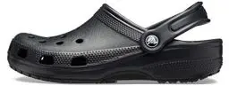 Produktbild: Crocs Classic Clogs – Unisex Clogs – Wasserfreundlich und schnell trocknend – Schwarz – Größe 43-44