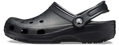 Produktbild: Crocs Classic Clogs – Unisex Clogs – Wasserfreundlich und schnell trocknend – Schwarz – Größe 43-44