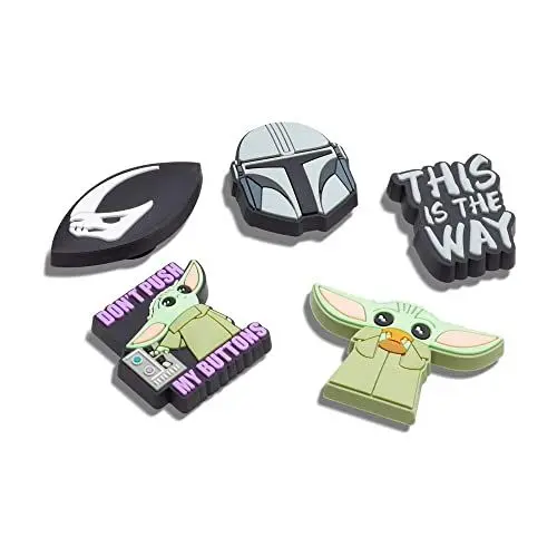 Produktbild: Crocs Unisex-Erwachsene Disney'sthemandalorian5er Pack Schuhanh nger, Disney'sthemandalorian5er Pack, Einheitsgröße EU
