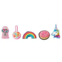Produktbild: Crocs Unisex-Erwachsene Einhorn-Schuh-Charms, 5 Stück, Jibbitz Schuhanhänger, Alles schön