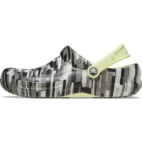 Produktbild: Crocs Unisex Erwachsene Bistro Work Graphic Clog Clog, Black/Lime, 42/43 EU