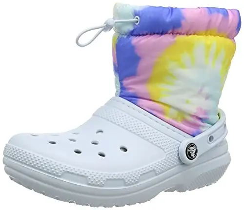 Produktbild: Crocs Unisex Erwachsene Classic Lined Neo Puff Tie Dye Boot Stiefel, Mineral Blue, 43/44 EU