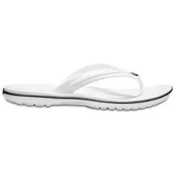 Produktbild: crocs Unisex-Erwachsene Crocband Flip Zehentrenner, Weiß (White), 36/37 EU